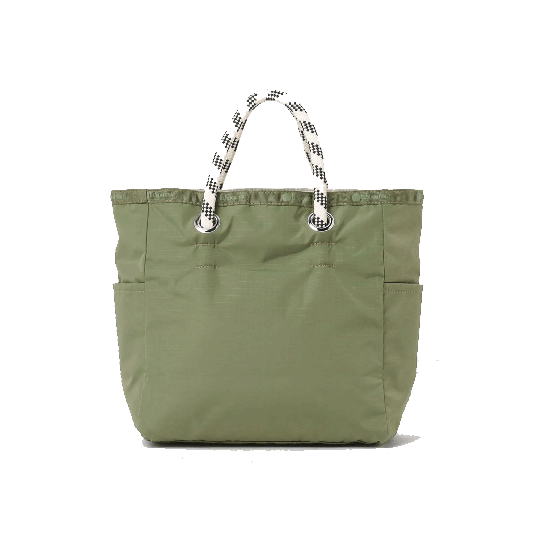 Birch/Olive Medium 2 Way Tote Bag
