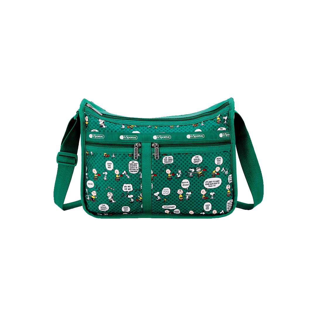 Peanut Pals Green Deluxe Everyday Hobo Bag