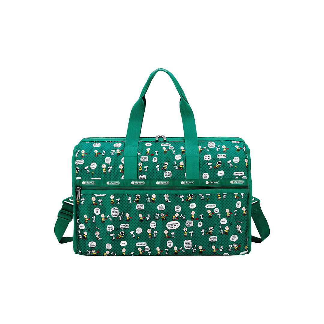 Peanut Pals Green Deluxe Large Weekender Travel Bag