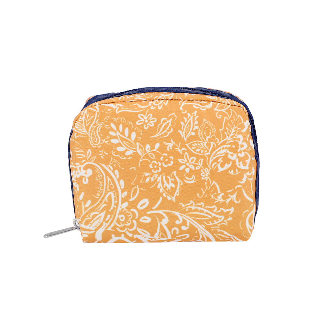 Paisley Patch Square Cosmetic Pouch