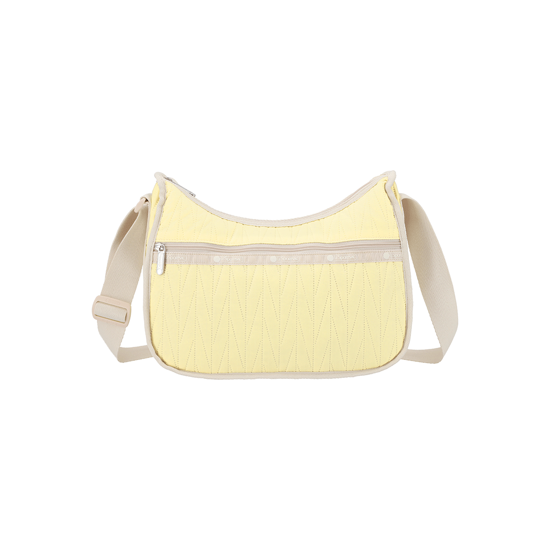 Citron Deboss Classic Hobo Bag