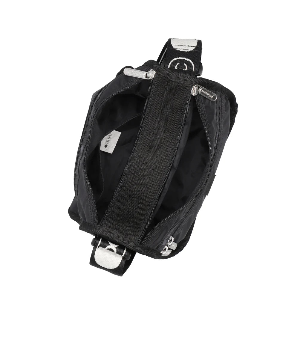 Small Everyday Bag Logo Jacquard Black