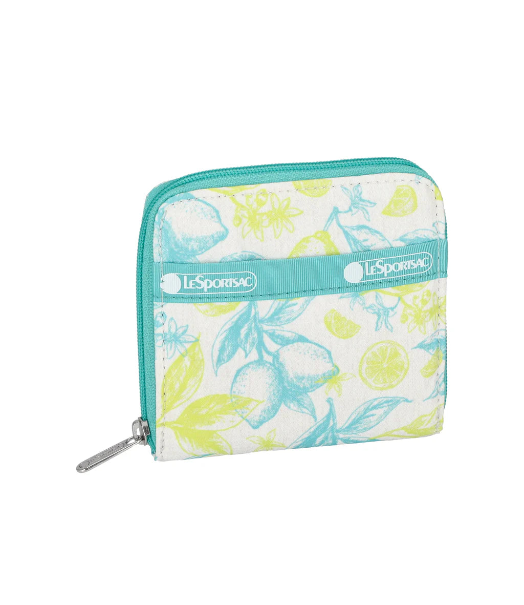 Compact Zip Wallet Fresh Lime