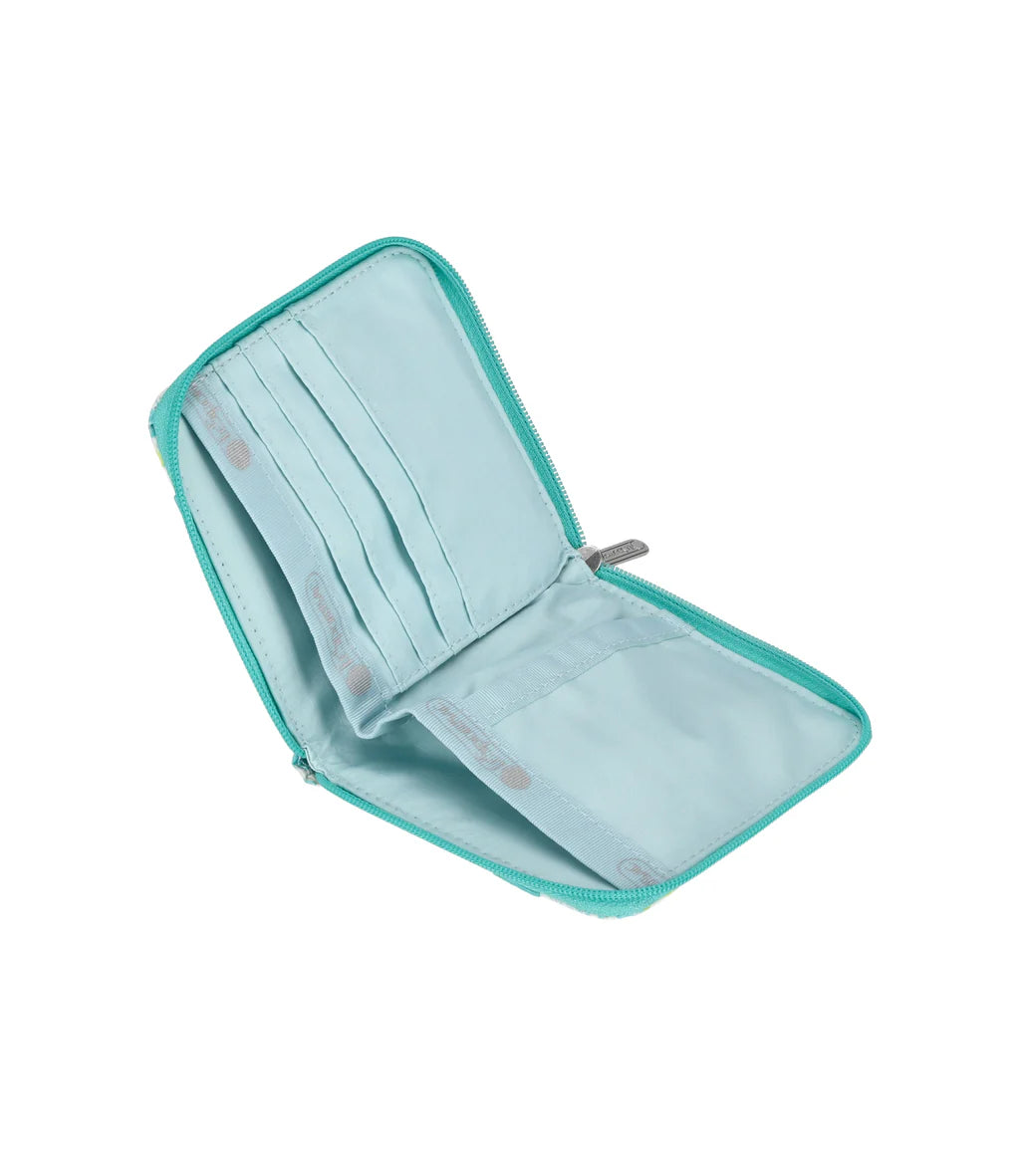 Compact Zip Wallet Fresh Lime