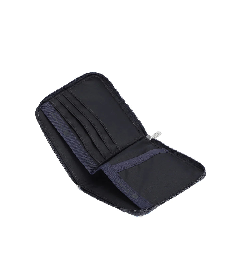 Compact Zip Wallet Bandanna Breeze