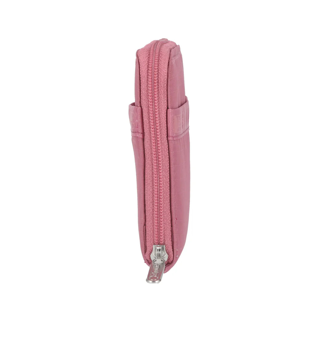Compact Zip Wallet Mauve