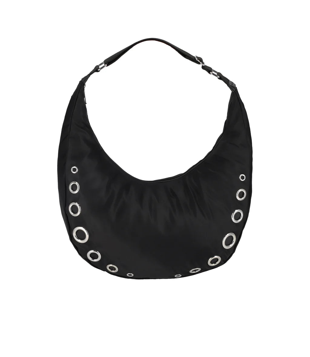 Grommet Shoulder Bag Onyx Grommets