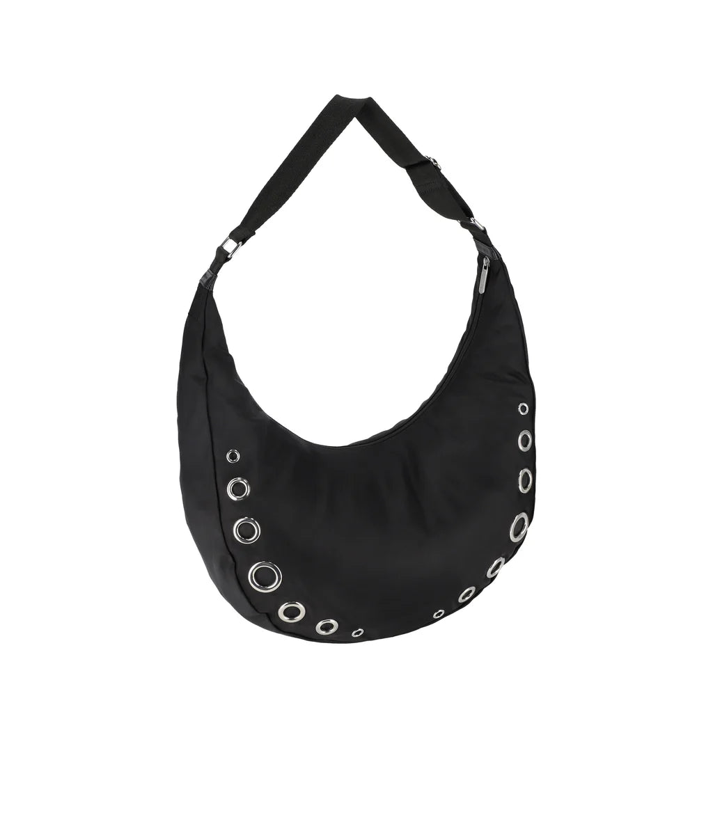 Grommet Shoulder Bag Onyx Grommets