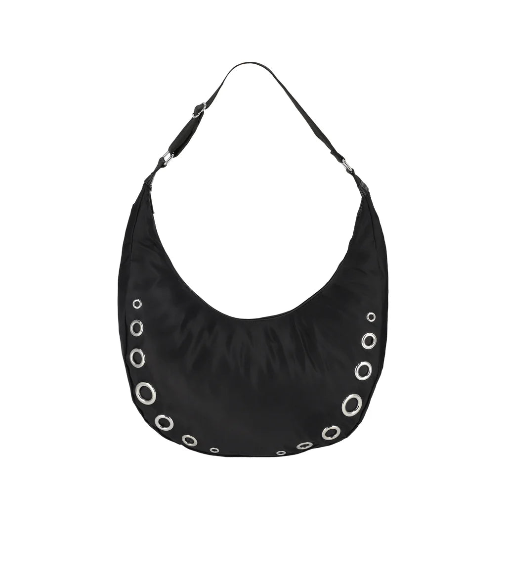 Grommet Shoulder Bag Onyx Grommets