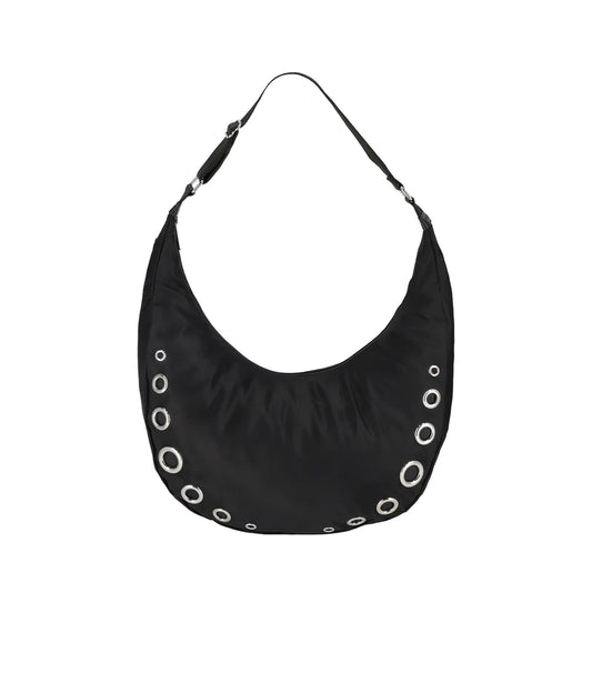 Grommet Shoulder Bag Onyx Grommets