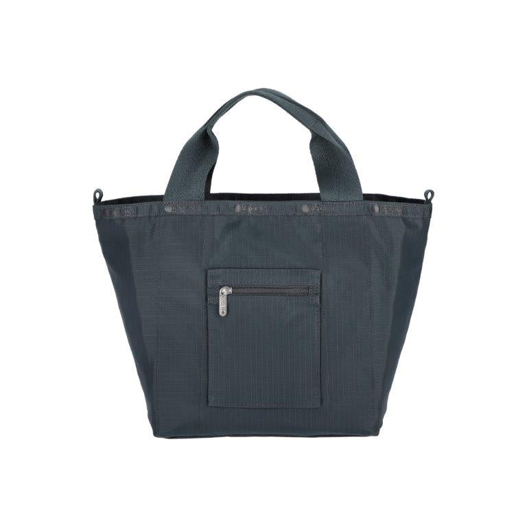Small Reversible Pocket Tote 2 Way Tote Midnight Green