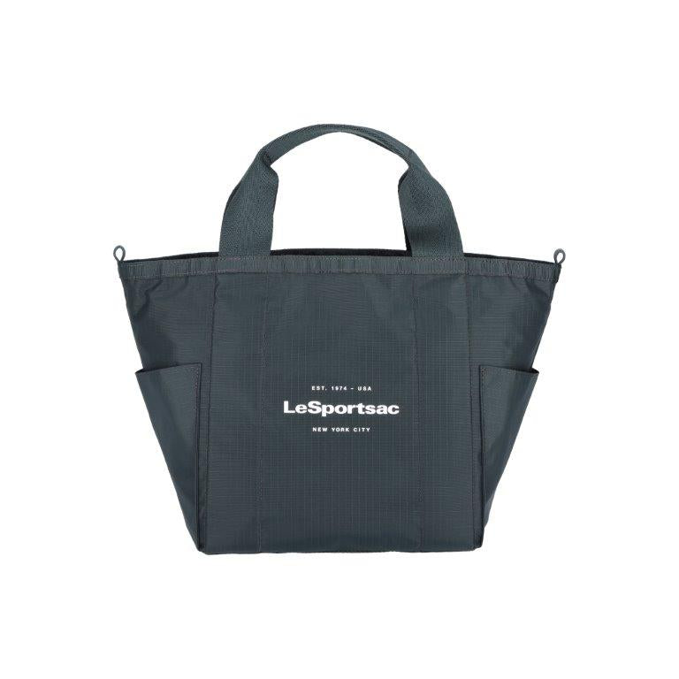 Small Reversible Pocket Tote 2 Way Tote Midnight Green