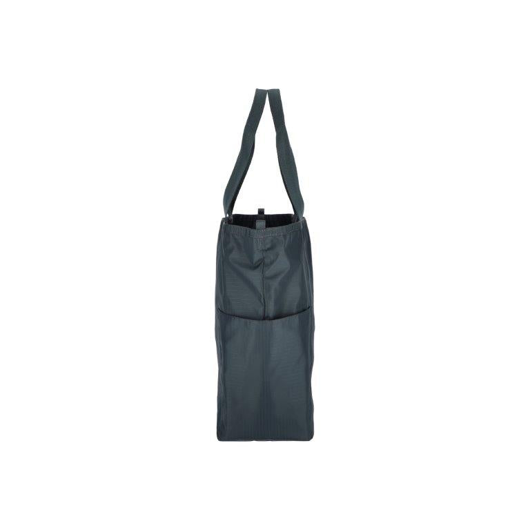 Large Reversible Pocket Tote 2 Way Midnight Green