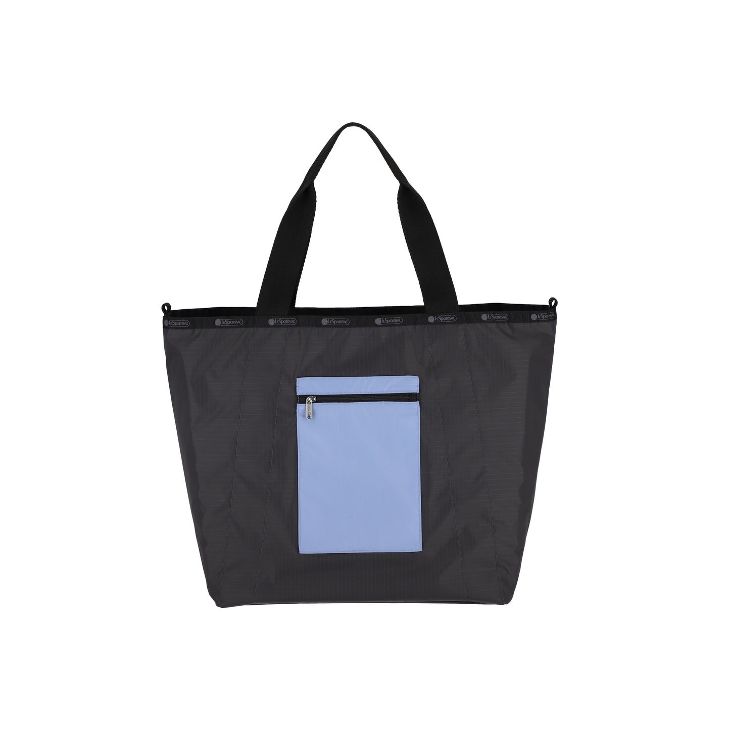 Large Reversible Pocket Tote 2 Way Slate Blue/Thunder