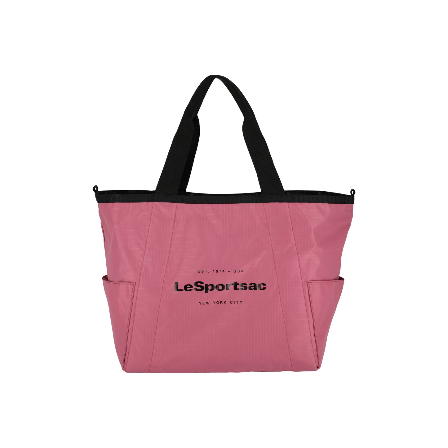 E/W Reversible Pocket Tote 2 Way Black/Mauve