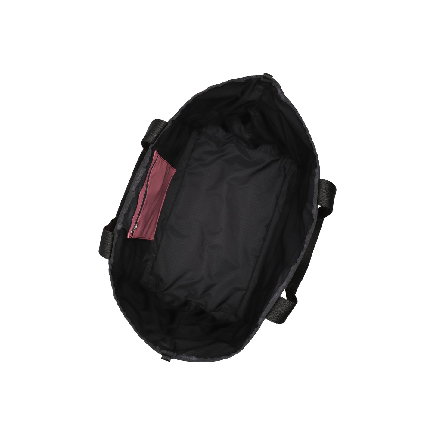E/W Reversible Pocket Tote 2 Way Black/Mauve