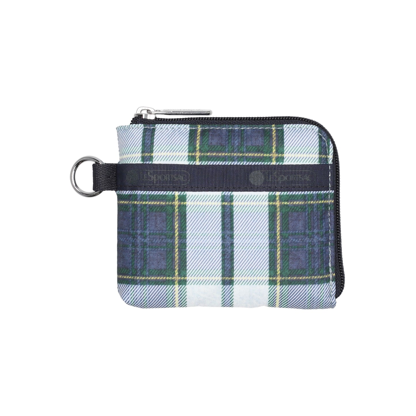 Deep Blue Tartan Slim Wallet