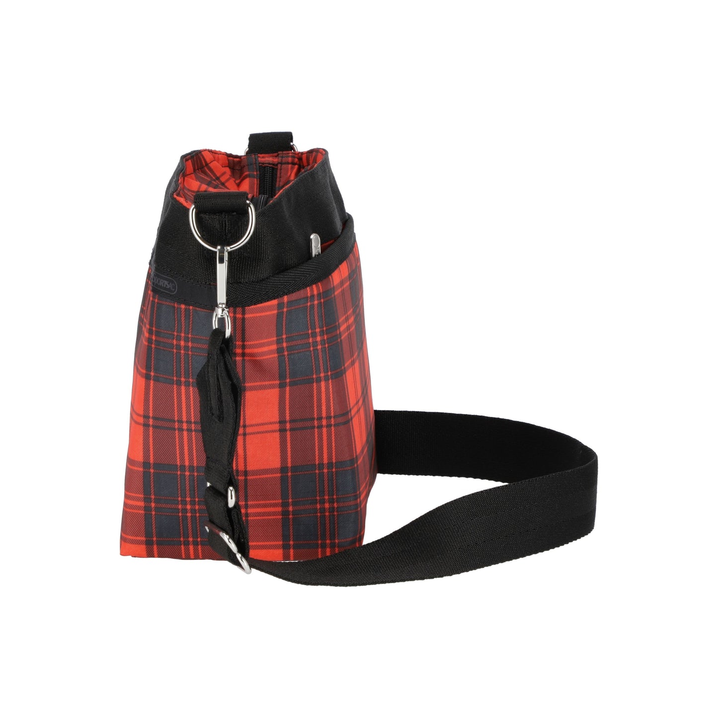 Red Tartan Small Bucket Bag