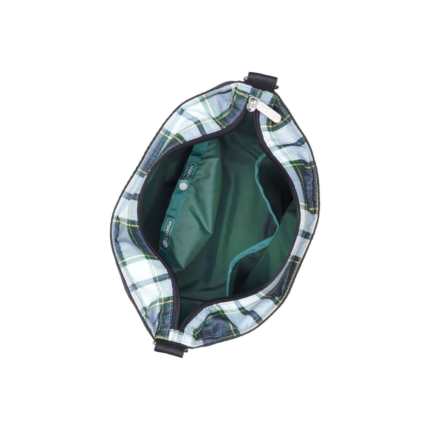 Deep Blue Tartan Small Bucket Bag