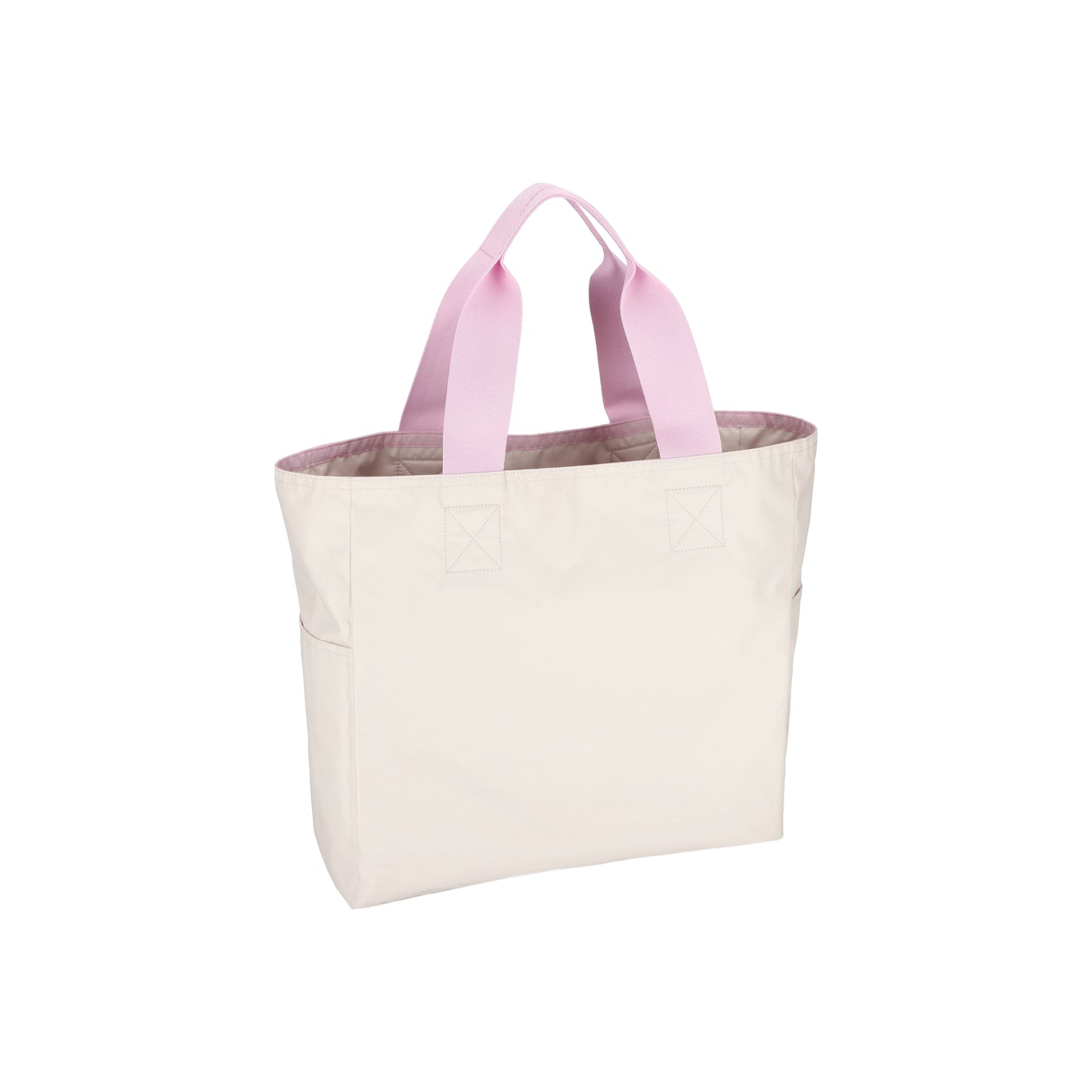 Large Reversible Tote Pink Blooms Tote