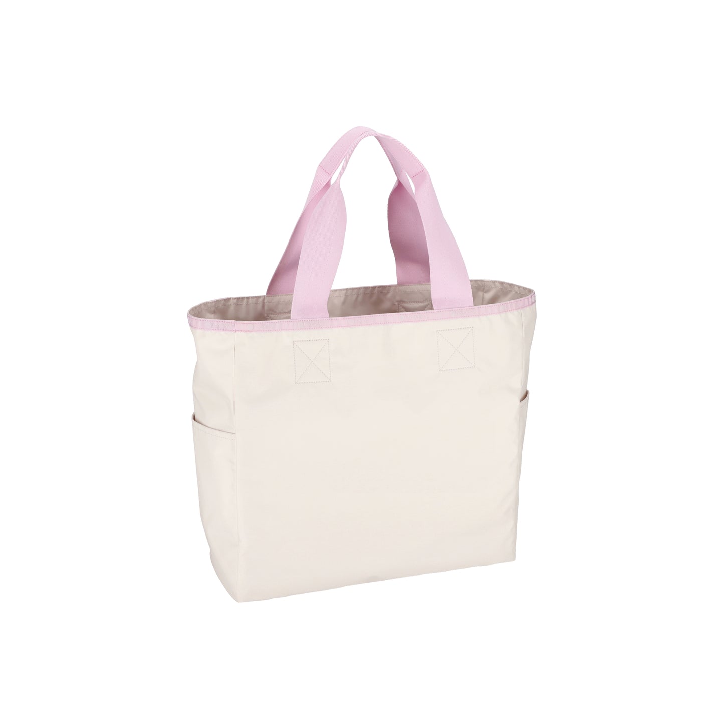 Large Reversible Tote Pink Blooms Tote