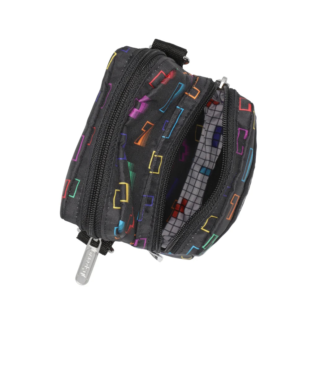 LeSportsac x Tetris Mini Phone Bag Tetris Falling Blocks