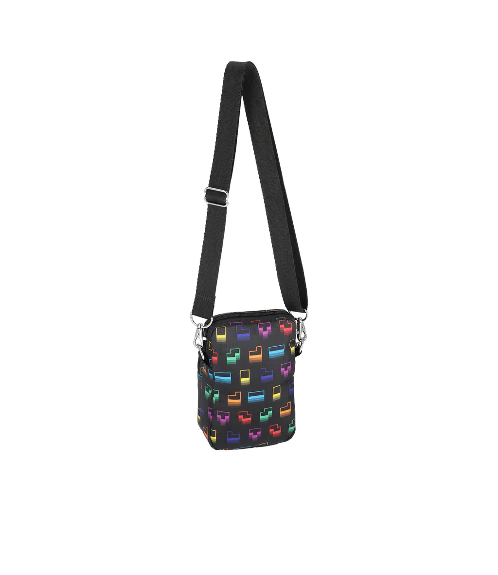 LeSportsac x Tetris Mini Phone Bag Tetris Falling Blocks