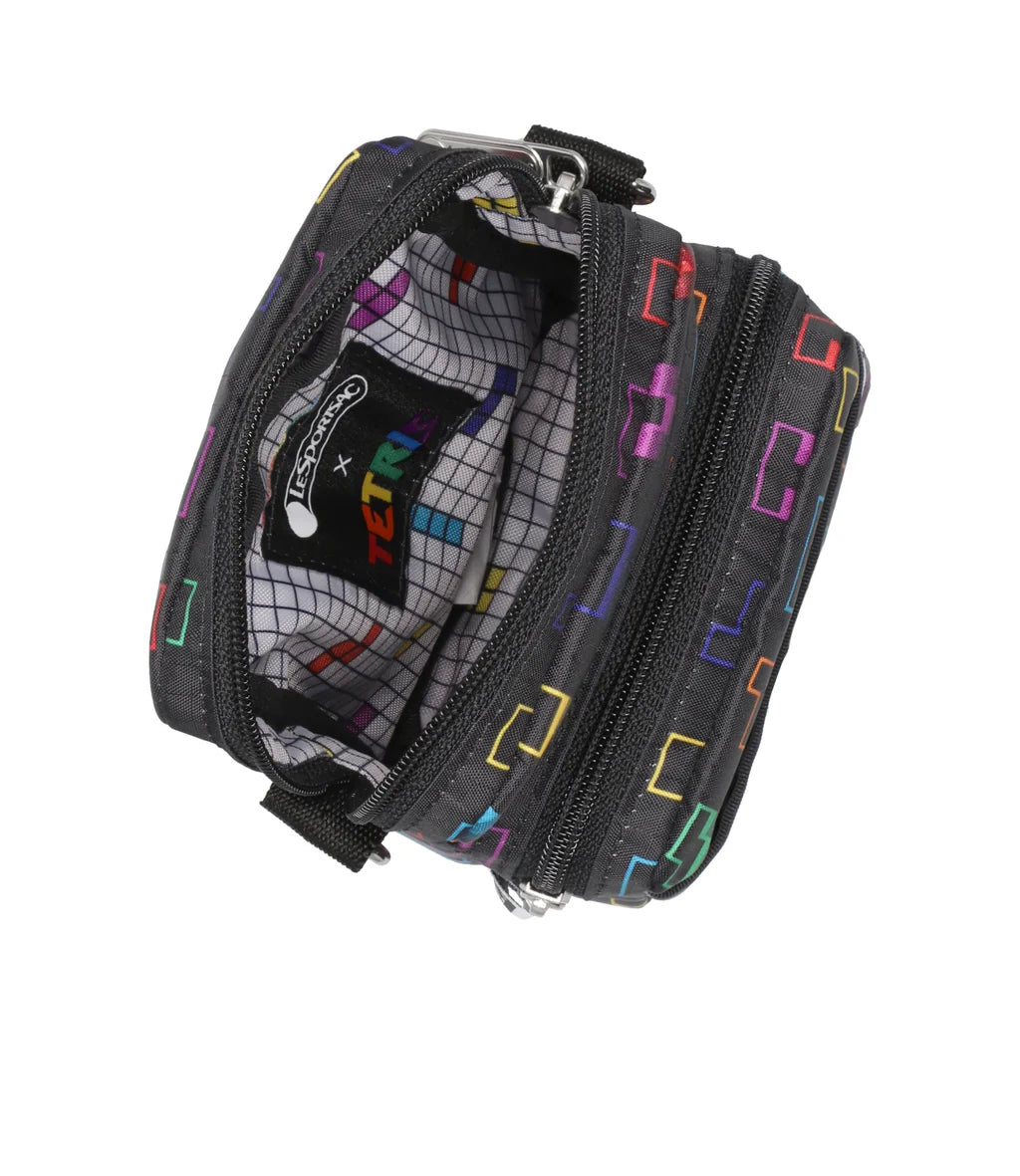 LeSportsac x Tetris Mini Phone Bag Tetris Falling Blocks