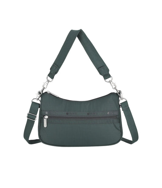 Small Convertible Shoulder Bag Midnight Green