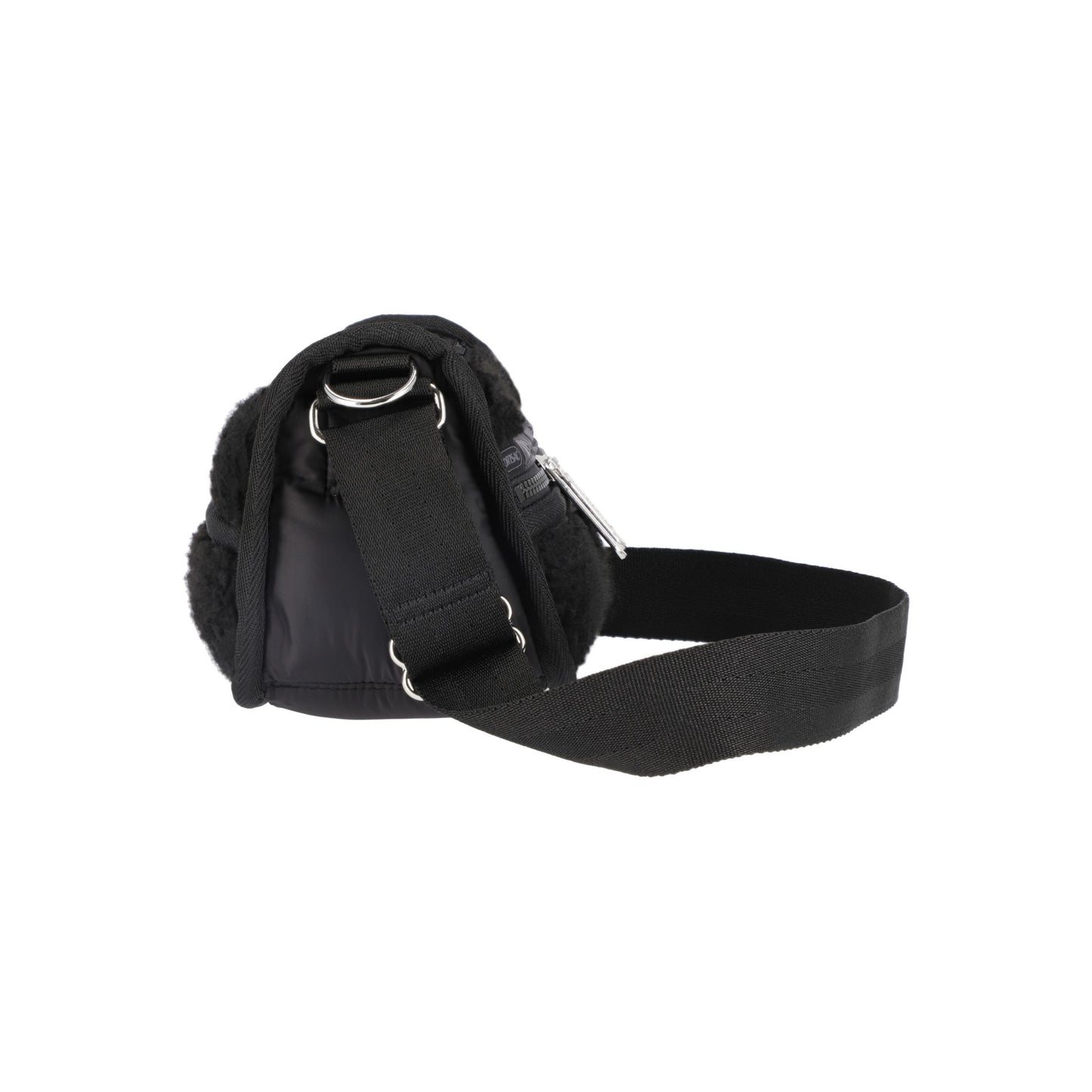 Jet Black Sherpa Loaf Crossbody