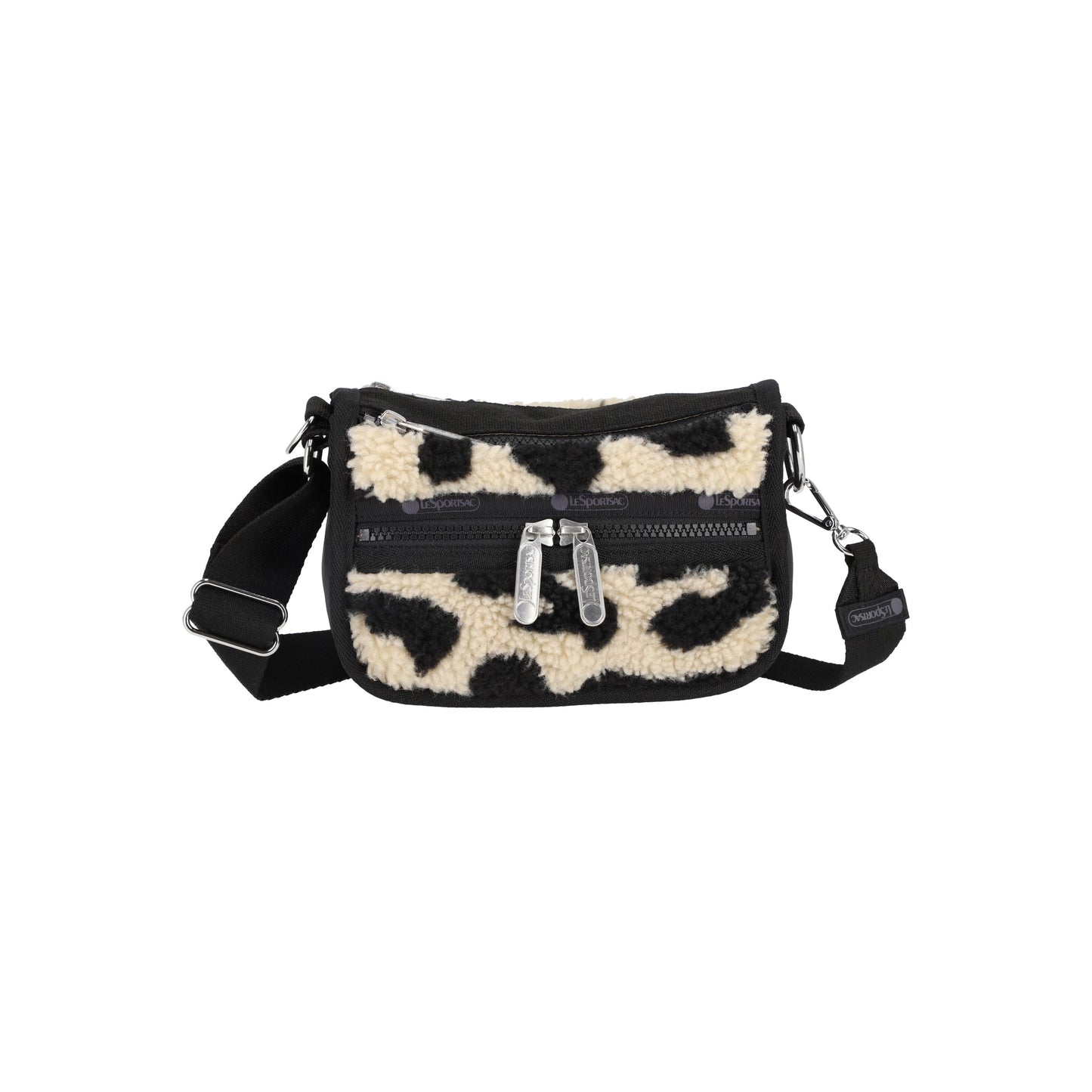 Leopard Sherpa Loaf Crossbody