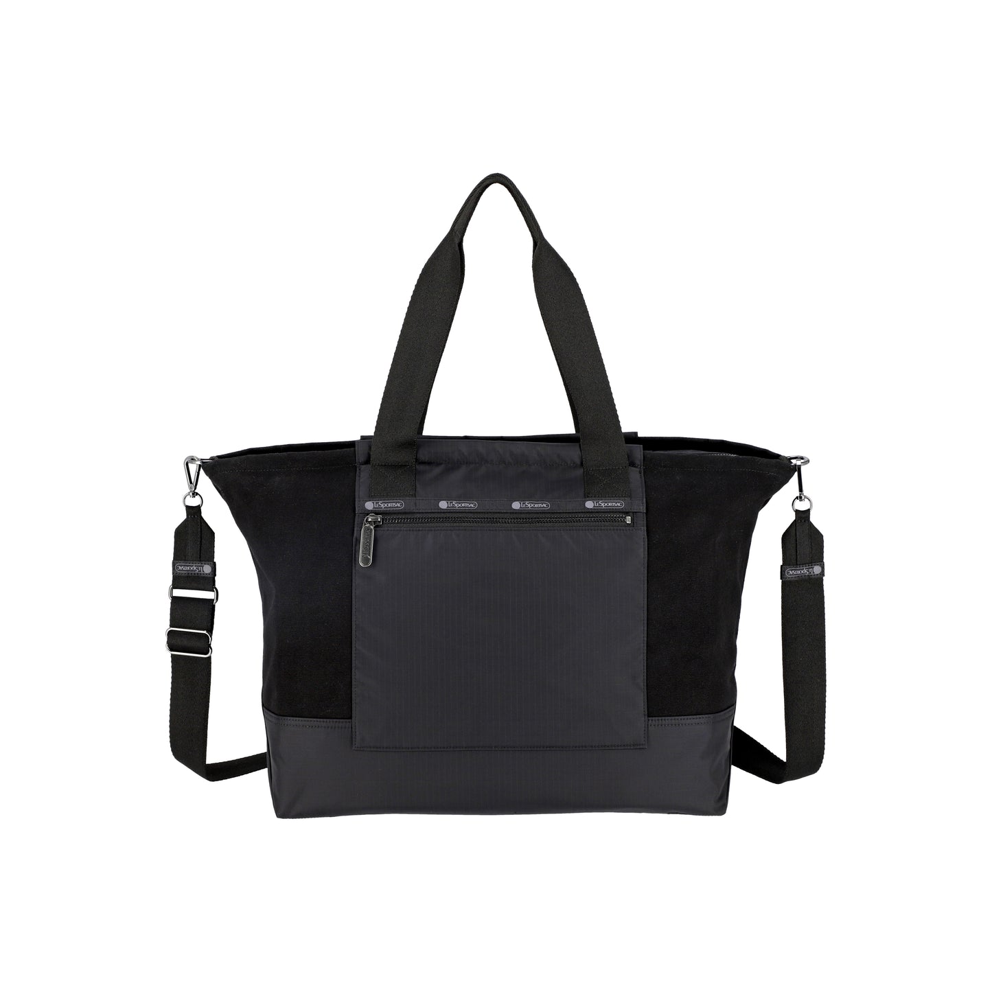 Midnight Black Canvas E/W Tote