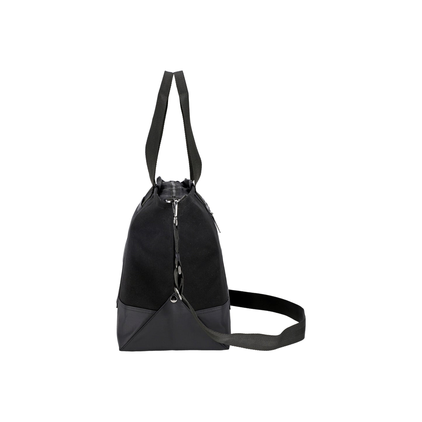 Midnight Black Canvas E/W Tote