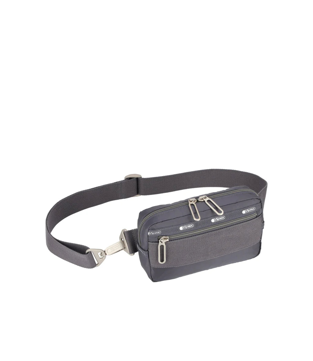 Essential Rectangular Crossbody Shadow Grey C