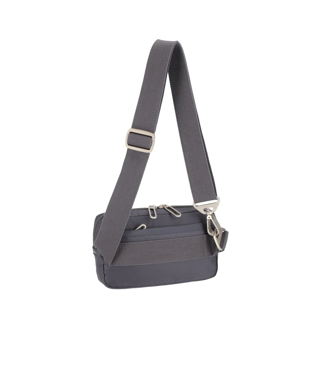 Essential Rectangular Crossbody Shadow Grey C