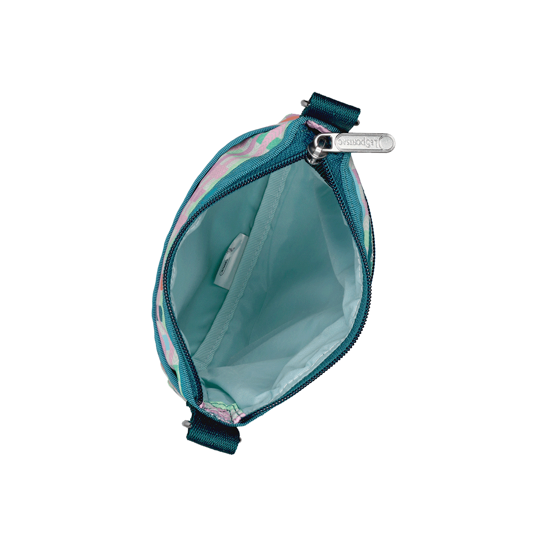 Mason Madras 3 Zip Crossbody Bag
