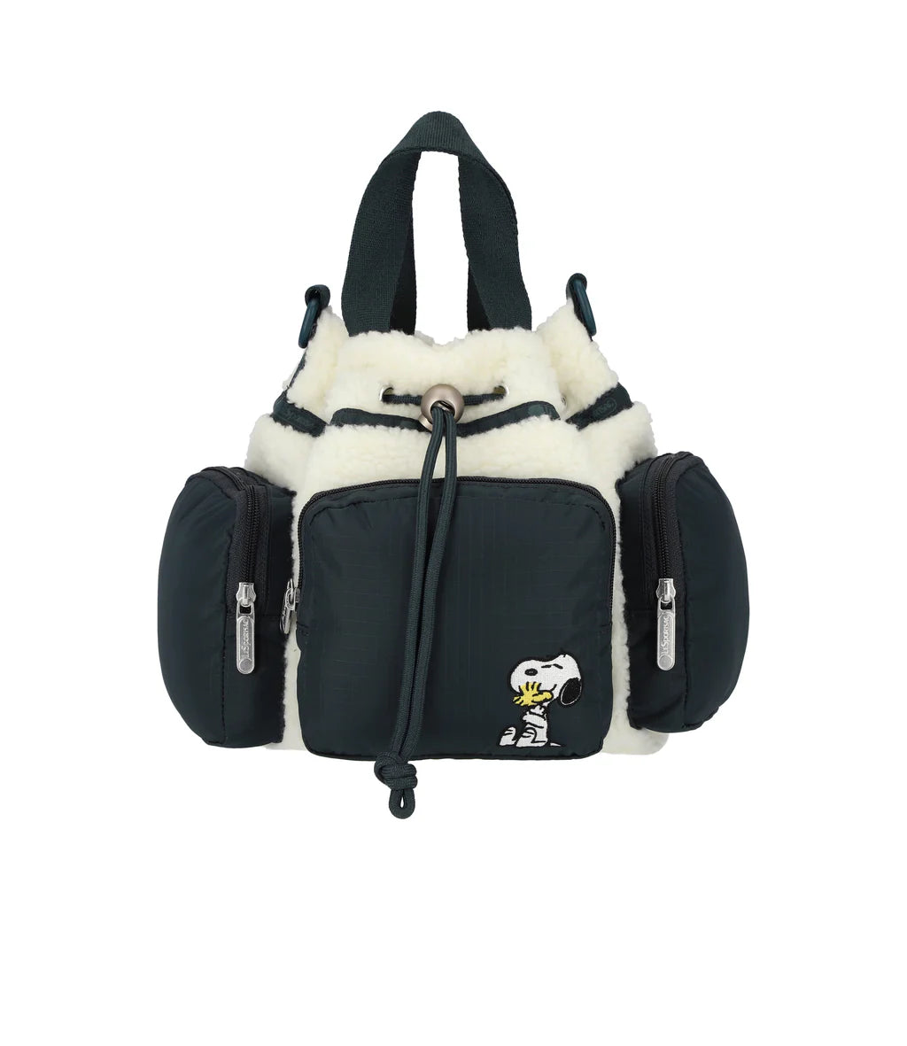 LeSportsac x Peanuts Convertible Drawstring Crossbody Warm Hug