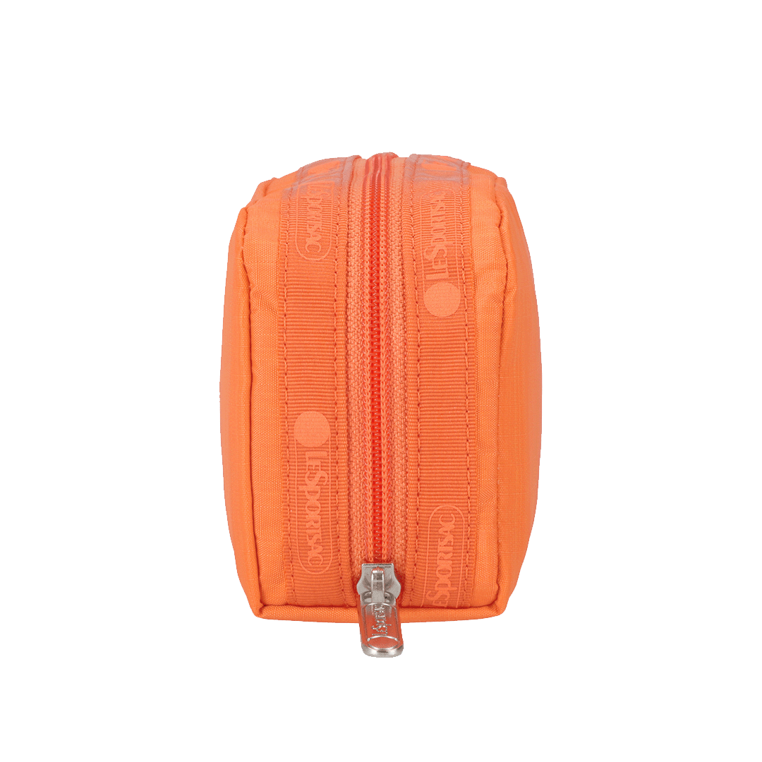 Tangerine Rectangular Cosmetic Pouch