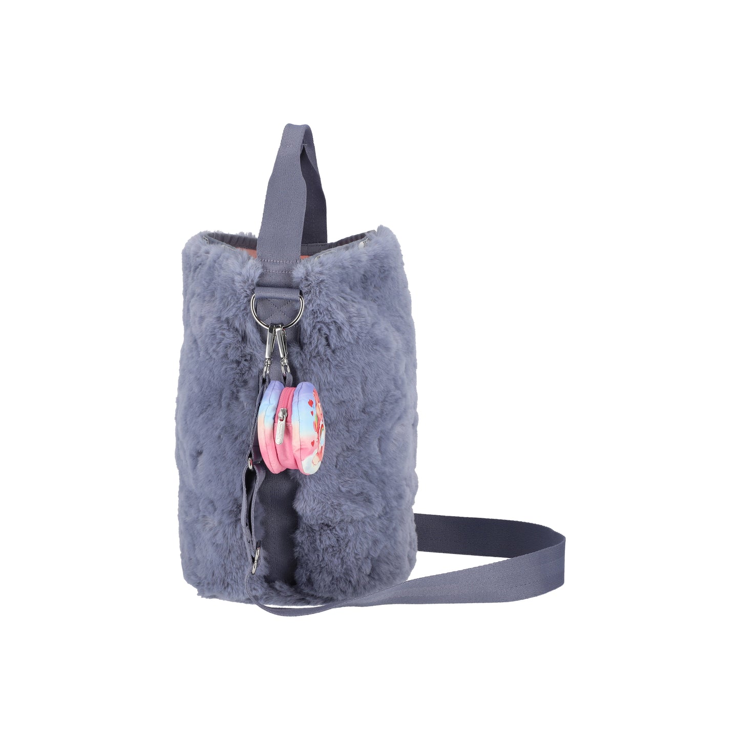 LeSportsac x Care Bears Convertible Bucket Bag Care Bears Fuzzy Gray