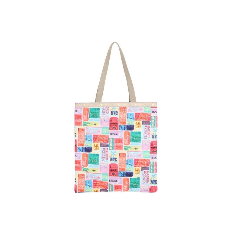 Large Emerald Tote Travel Tags
