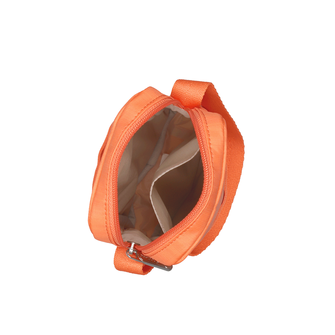 Tangerine Mini Phone Crossbody Bag