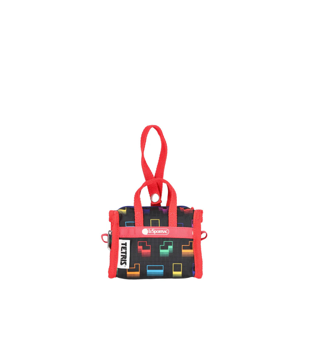 LeSportsac x Tetris Micro Weekender Charm Falling Blocks