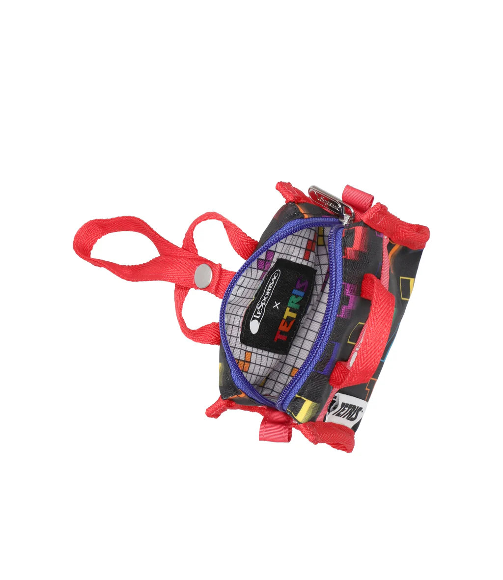 LeSportsac x Tetris Micro Weekender Charm Falling Blocks