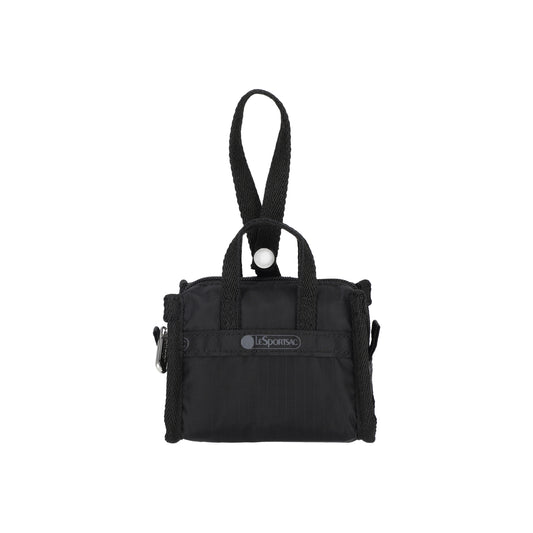 Micro Weekender Charm Recycled Black