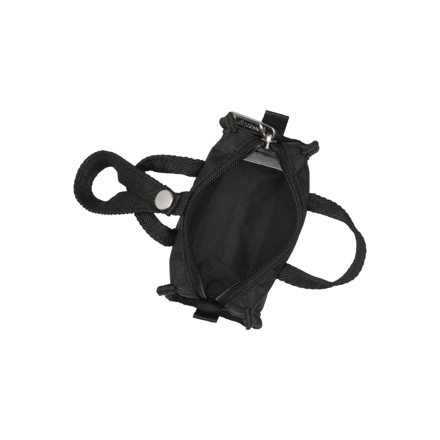 Micro Weekender Charm Recycled Black