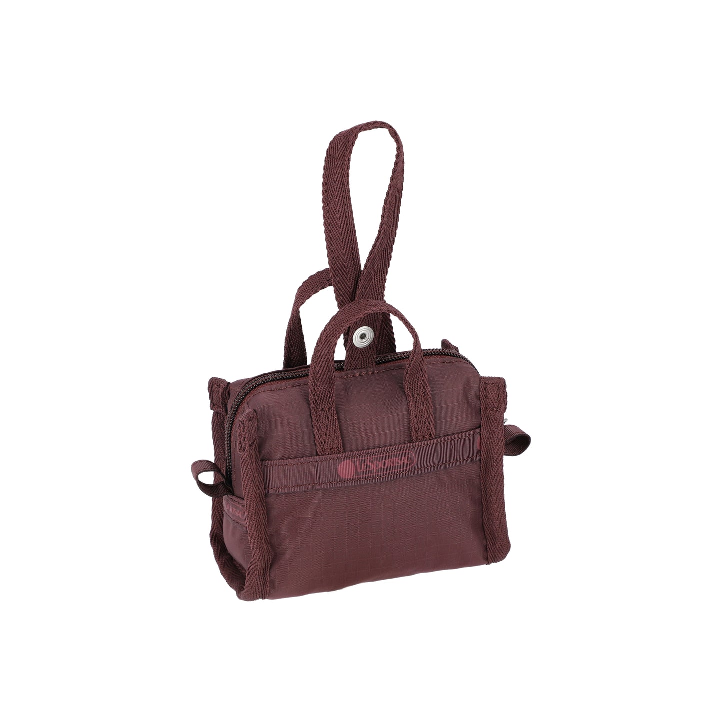 Micro Weekender Charm Deep Cherry