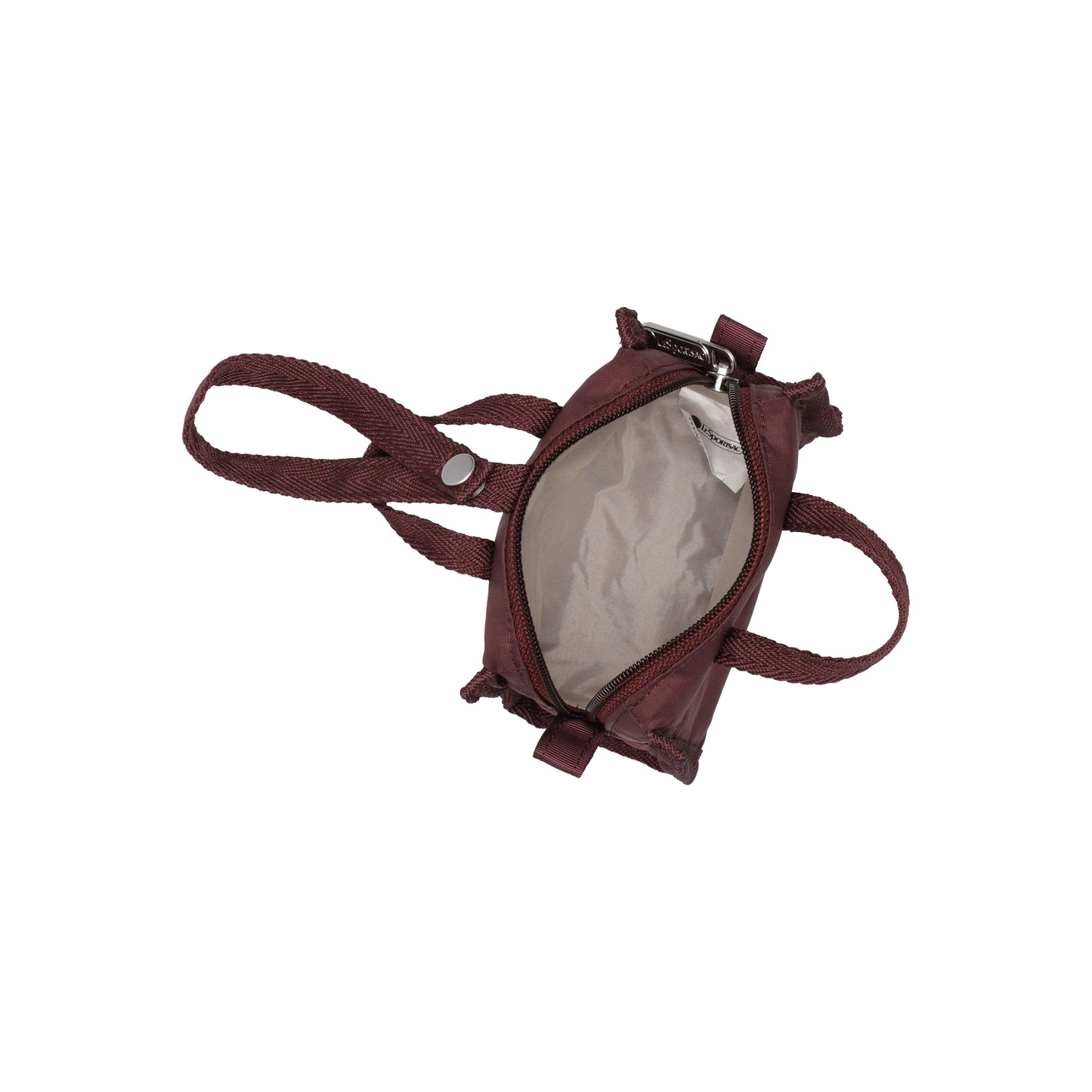 Micro Weekender Charm Deep Cherry