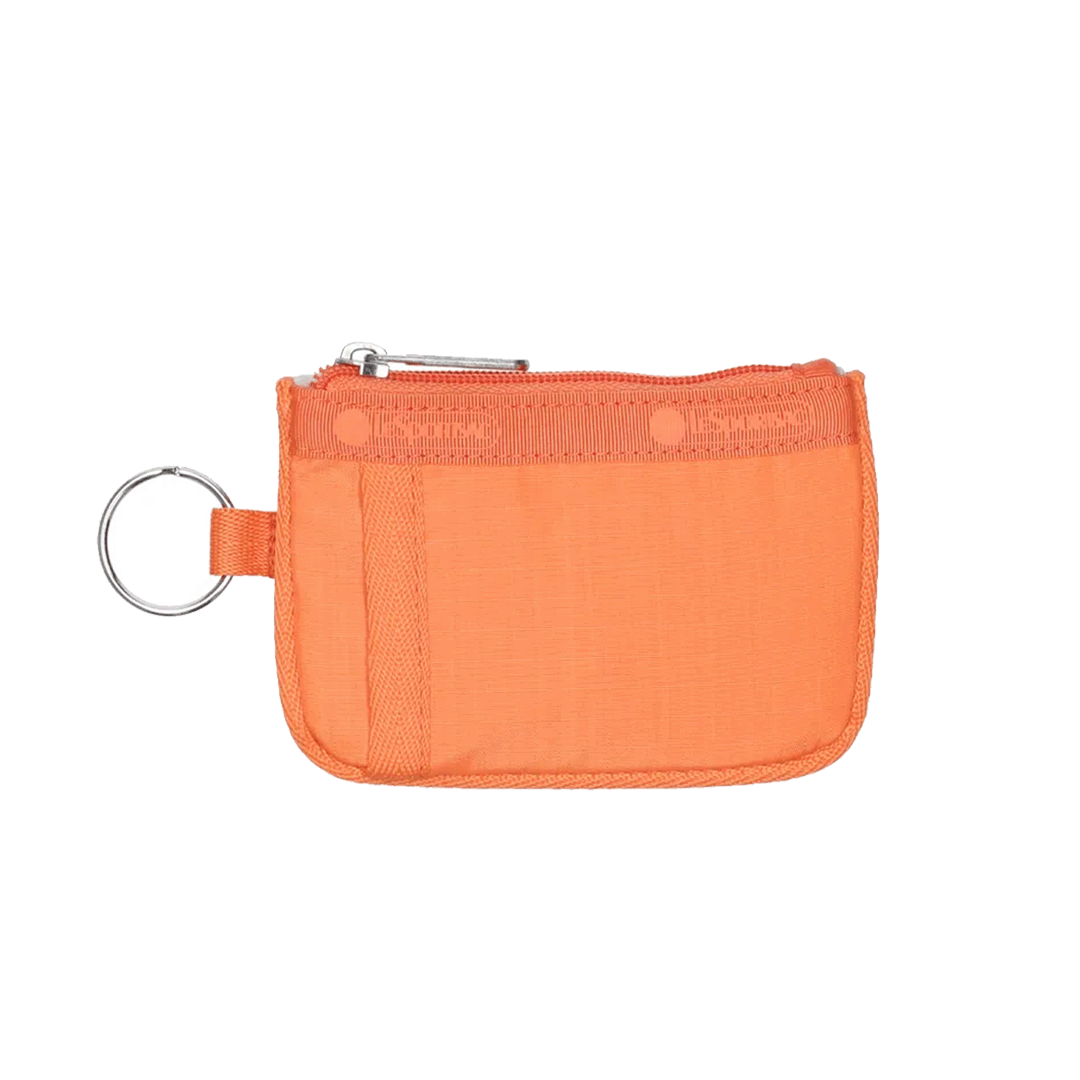 Tangerine Key Card Holder Pouch