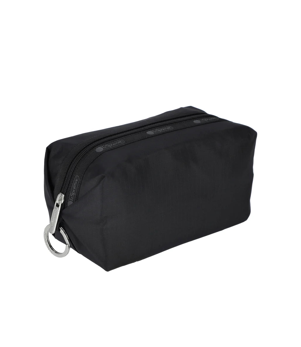 Large Zip Pouch Recycled Black