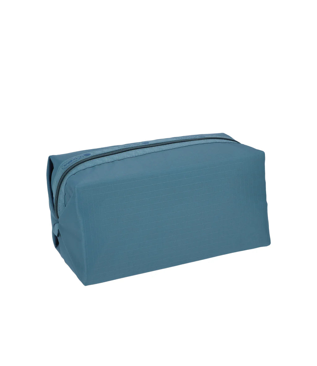 Large Zip Pouch Blue Indigo